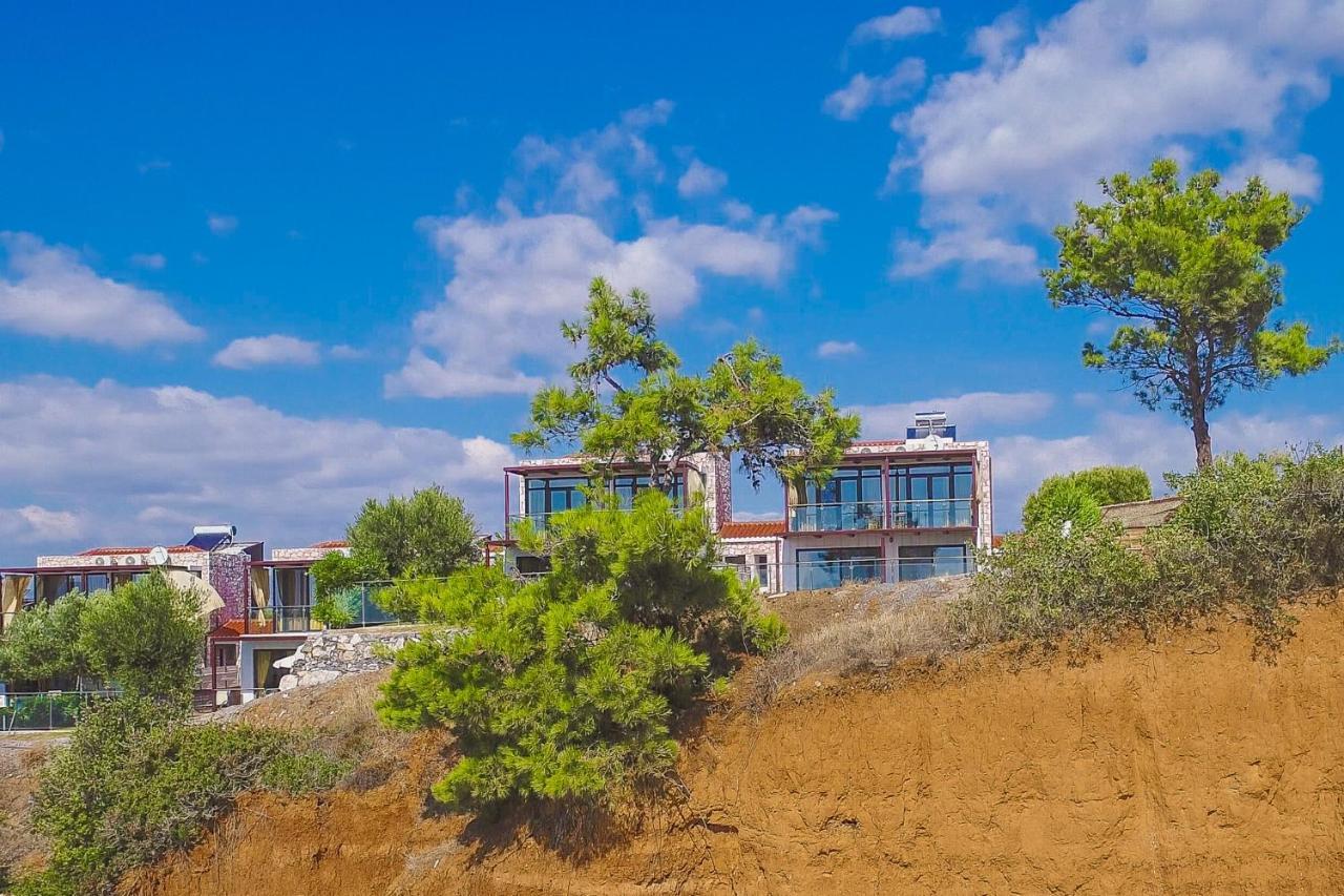 Kalma Villa Ena Nea Moudania Bagian luar foto